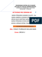 Plan de Cuentas - Pae Semana 49