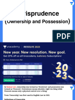 Jurisprudence - 6 - Ownership and Possession