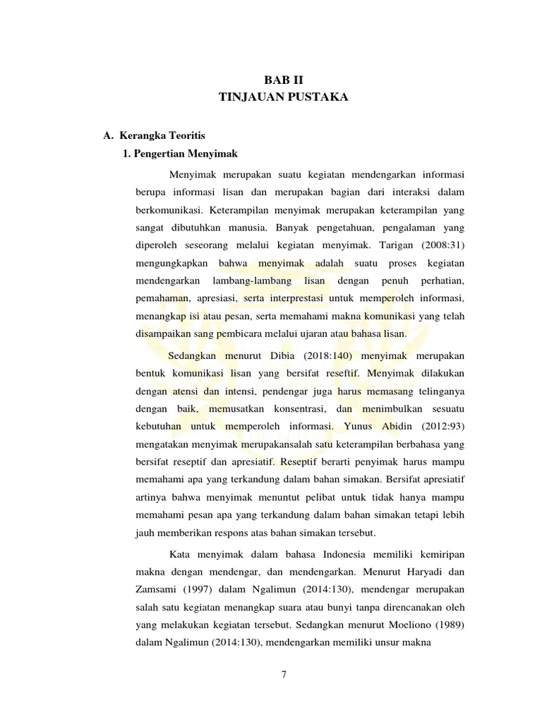 Bab Ii | PDF | Karier & Perkembangan | Seni & Disiplin Bahasa