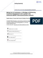 Being Fair To Customers: A Strategy in Enhancing Customer Engagement and Loyalty in The Indonesia Mobile Telecommunication Industry