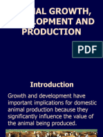 Animal Growth, Development and Production