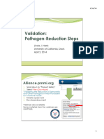 Validation - Pathogen - Reduction Steps