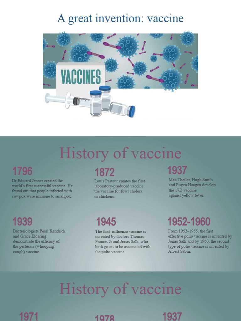 The History Of Vaccine Pdf