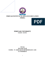 Paper - Vi Research Methodology and E-Commerce
