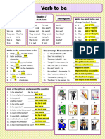 Verb To Be Grammar Drills - 803