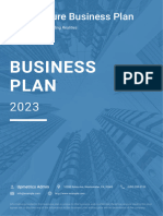 Architecture Business Plan Example Template