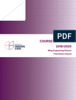 2nd 3rd and 4th Year Course Handbook 2019