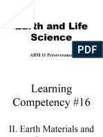 Earth and Life Science Learning Competency 16