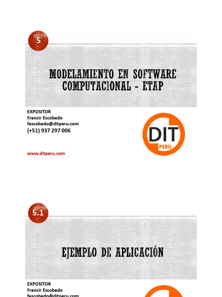 05 - Modelamiento en ETAP - Flujo de Potencia | PDF