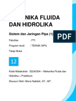 Modul Mekanika Fluida & Hidrolika Pertemuan 12