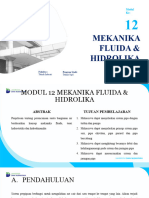 Modul Mekanika Fluida & Hidrolika Pertemuan 12