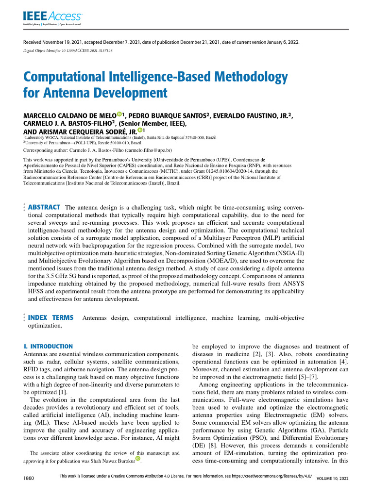 AI-Driven Antenna Design Methodology | PDF | Mathematical Optimization ...