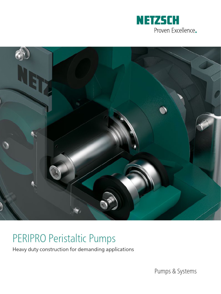 NETZSCH PERIPRO Peristaltic Pumps Overview | PDF | Pump | Bearing ...