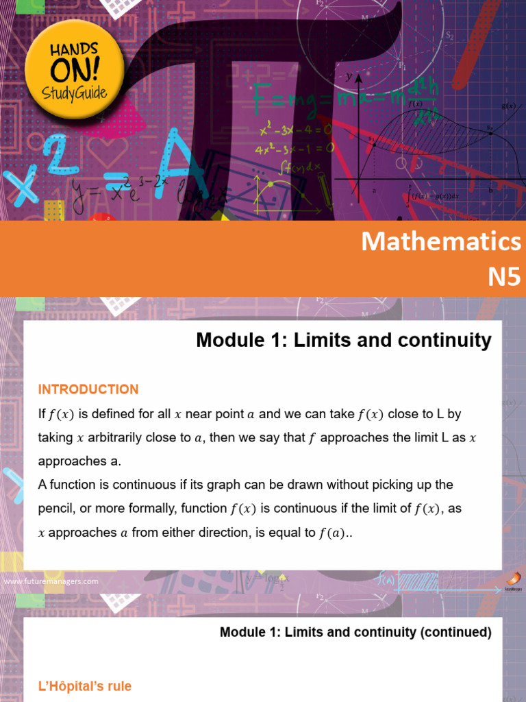 N5 Mathematics: Limits to Integration | PDF
