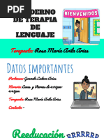 Ejercicios de Terapia de Lenguaje | PDF