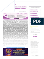 List of Main Crops Producing States, Grown in India 2023