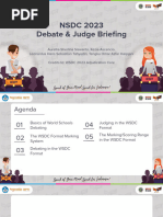 NSDC 2023 Official Debating and Judging Briefing