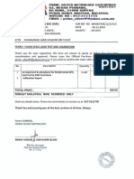 Quotation Calibration and Stamping Floor Scales, Crane Scales (Cme) Nov 2023