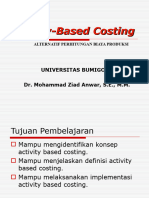 Pertemuan 8 - Activity-Based Costing