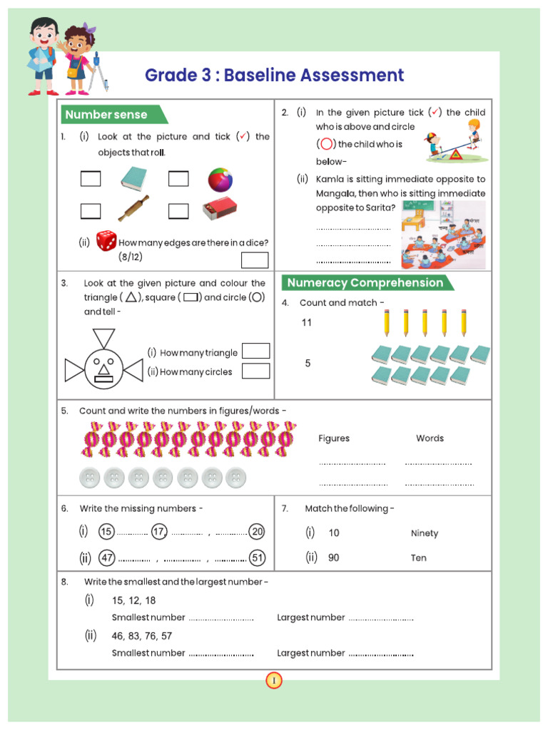 Baseline Assessment Pdf