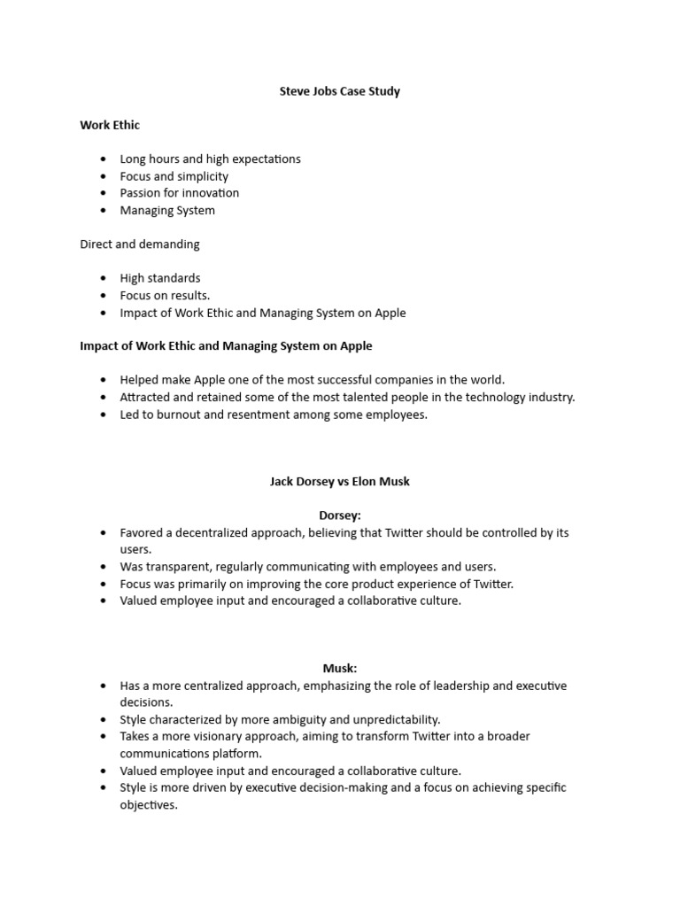 Steve Jobs and Tech Leadership Insights | PDF