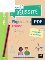 Corrige Physique-Chimie CAP-BAC PRO - Ed 2020