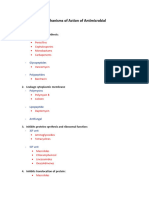 Mechanisms of Antimicrobial