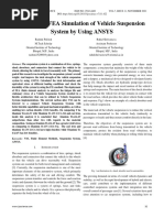 Design and FEA Simulation of Vehicle Suspension Sy