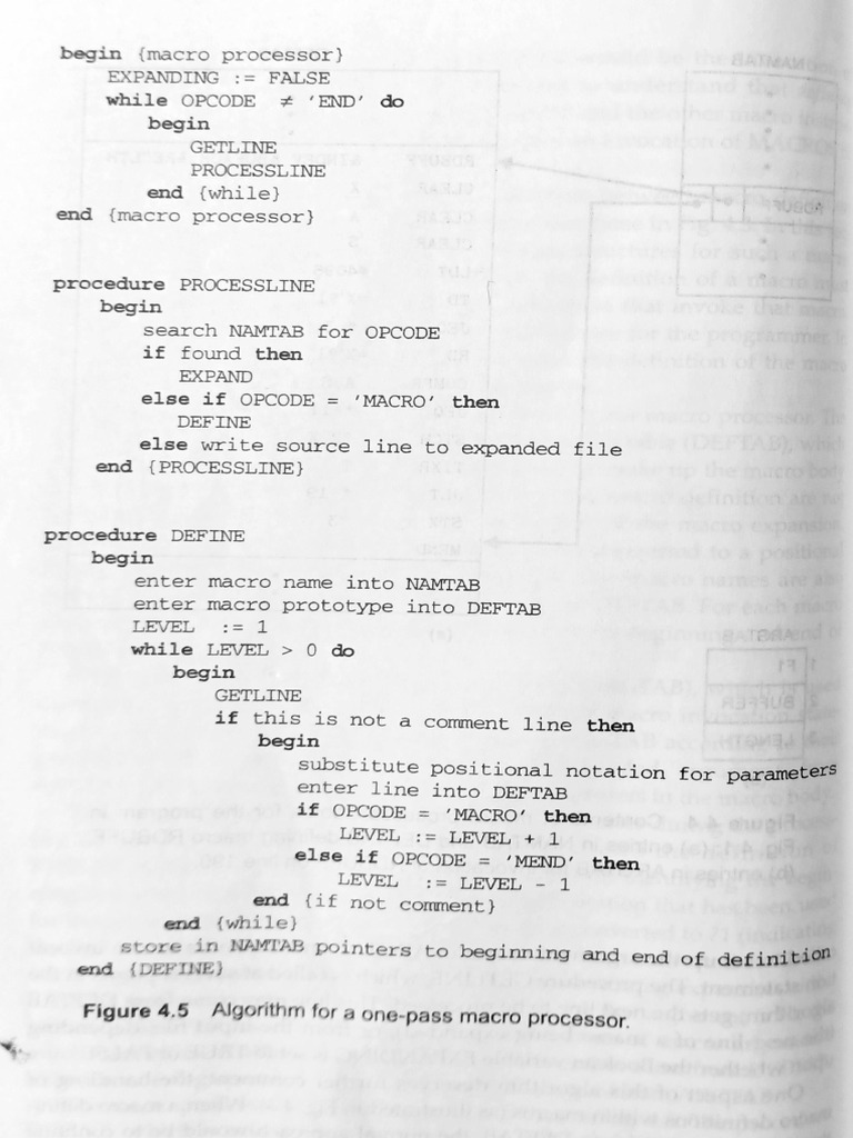 One Pass Macro Algorithm | PDF