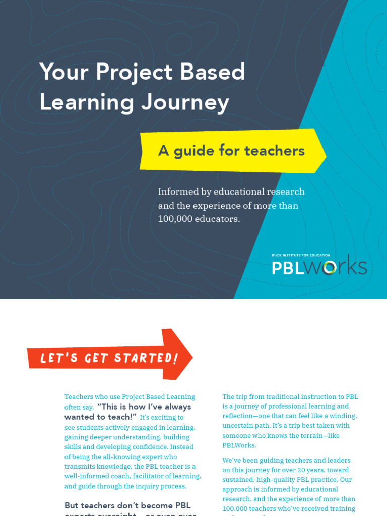 Project Based Learning Guide for Teachers | PDF | Project Based ...