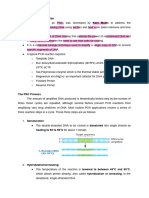 Topic 3 - Polymerase Chain Reaction