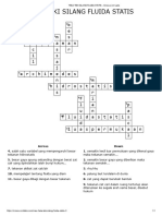 TEKA TEKI SILANG FLUIDA STATIS - Crossword Labs 1 Answer