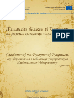 Manuscrise Slavone Romanesti Biblioteca Ujgorod 2012