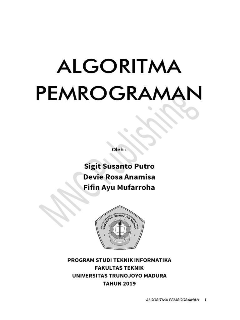 Panduan Algoritma Pemrograman 2019 | PDF | Komputer