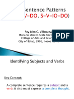 Basic Sentence Pattern_RJ Villanueva