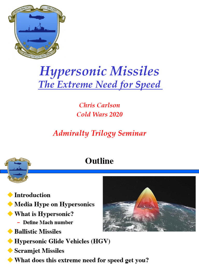 CW2020 Hypersonic Missiles | PDF | Intercontinental Ballistic Missile ...