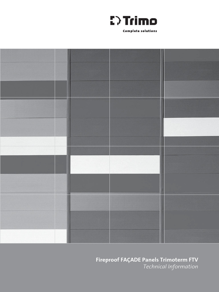 Fireproof Facade Panels Technical Information | PDF