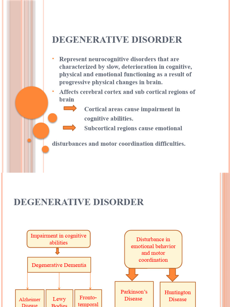 Degenerative DISORDER | PDF