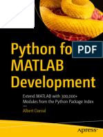 Albert Danial - Python For MATLAB Development - Extend MATLAB With 300,000+ Modules From The Python Package Index-Apress (2022)