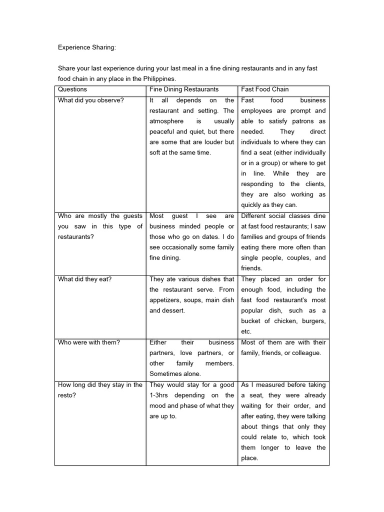 fancy-restaurants-vs-fast-food-chain-pdf-restaurants-nutrition