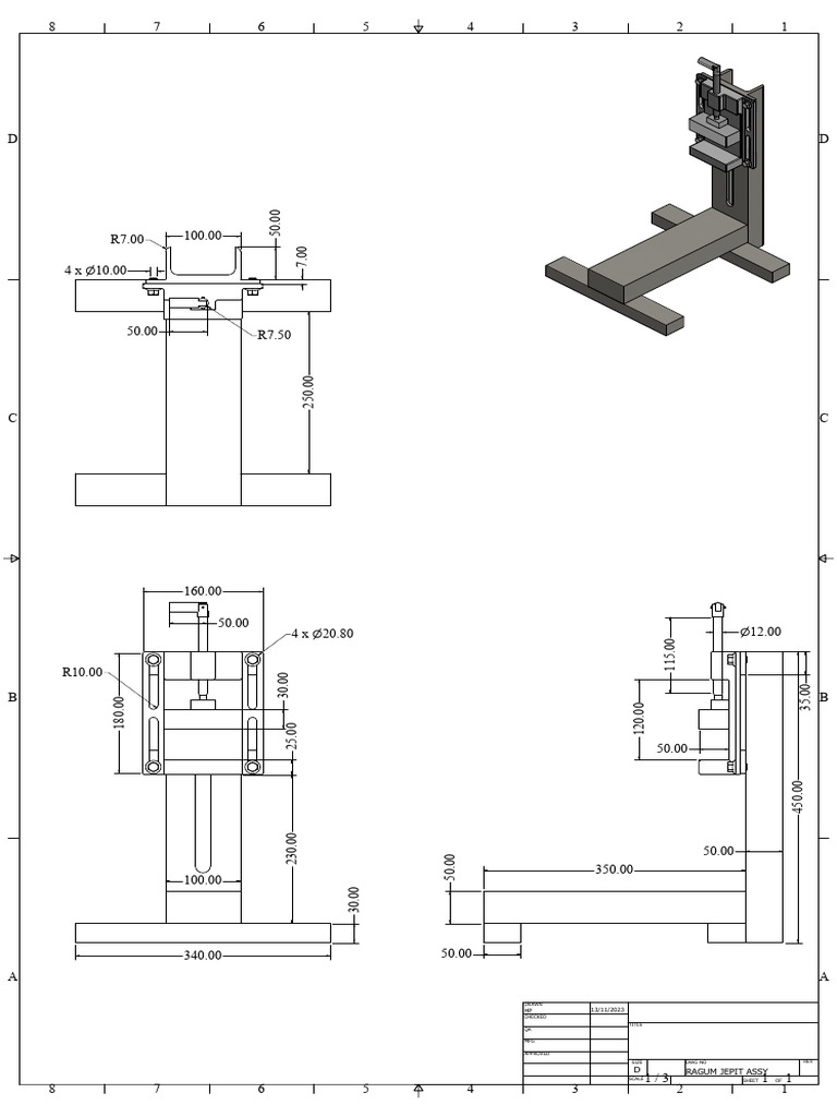 RAGUM JEPIT ASSY Technical Drawing | PDF