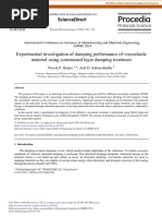 Experimental Investigation of Damping Performance