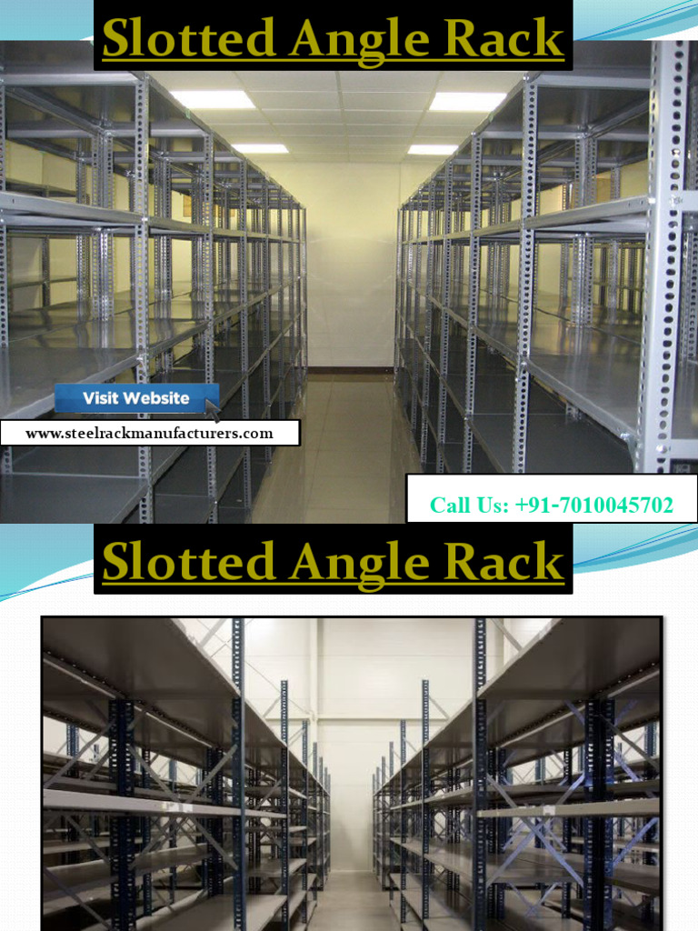 Slotted Angle Rack, MS Rack, Metal Storage Display Rack, Flow Rack ...