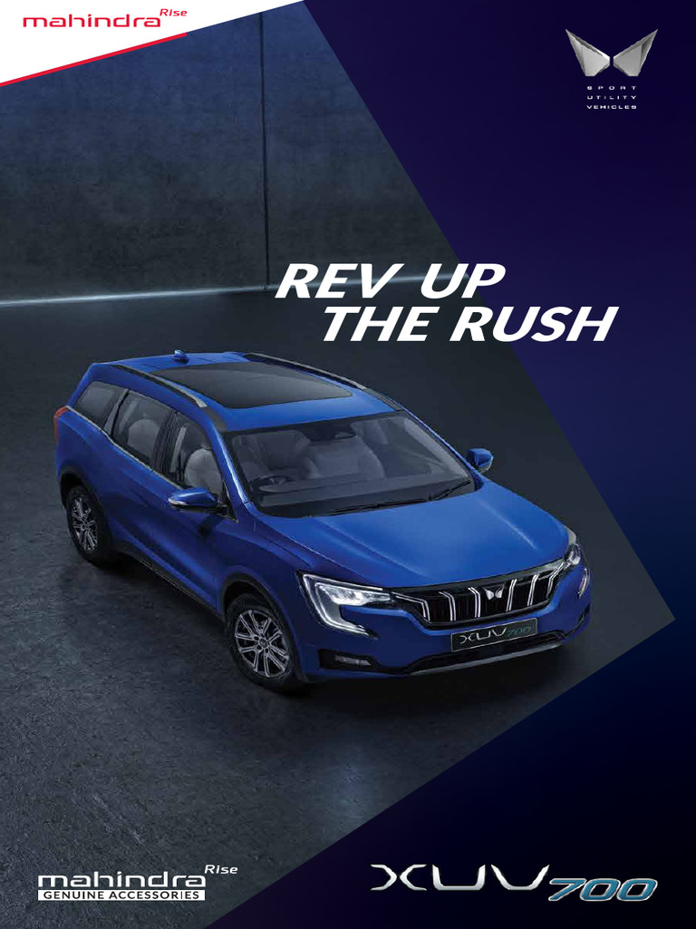 XUV700 Accessories EBrochure PDF Wheeled Vehicles Wheel