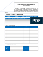 Formato Registro de Capacitación V1 - CC