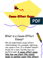 Cause and Effect Essays