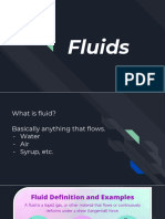 Characteristics and Types of Fluid