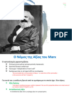 Θεωρία Αξίας Karl Marx