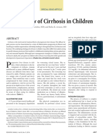An Overview of Cirrhosis in Children