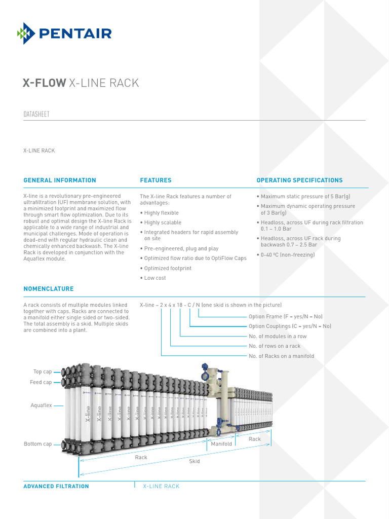 Datasheet X-Line Rack | PDF